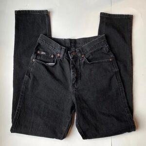 Vintage Lee High Waist Black Jeans Size 4M